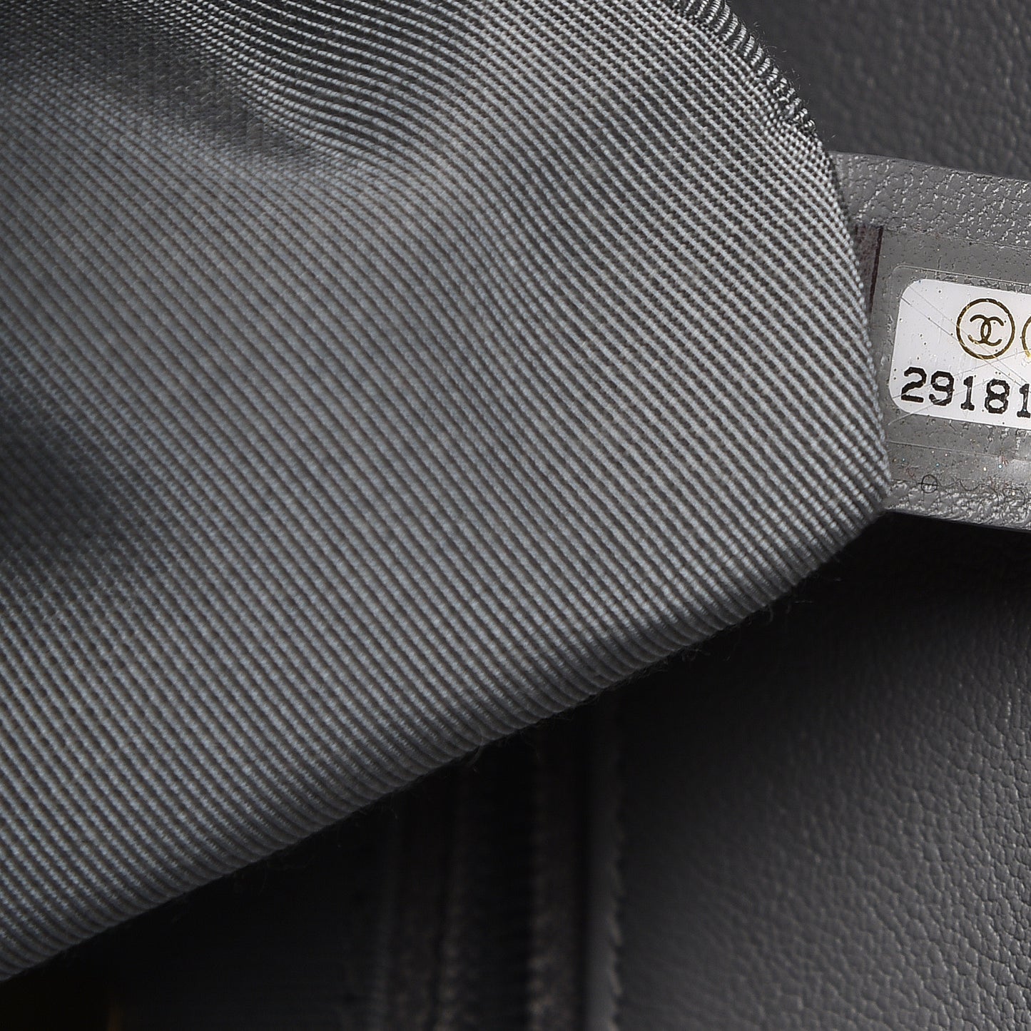Goatskin Quilted Large 19 Flap Grey