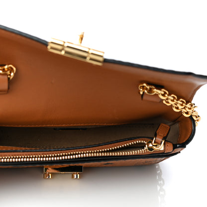 MCM Visetos Small Millie Crossbody Bag Cognac 4 of 19