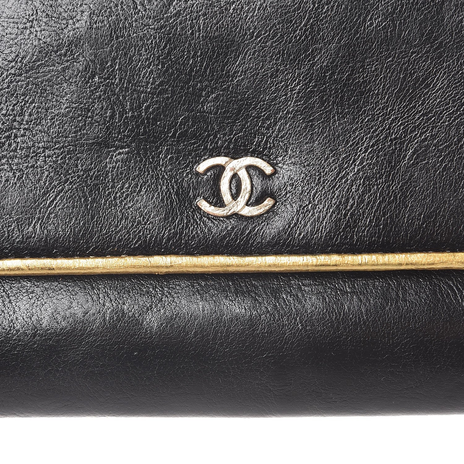 Chanel Calfskin CC Flap Wallet Black 12 of 14