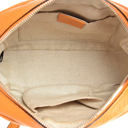 Gucci Pebbled Calfskin Small Soho Disco Bag Curcuma 4 of 12