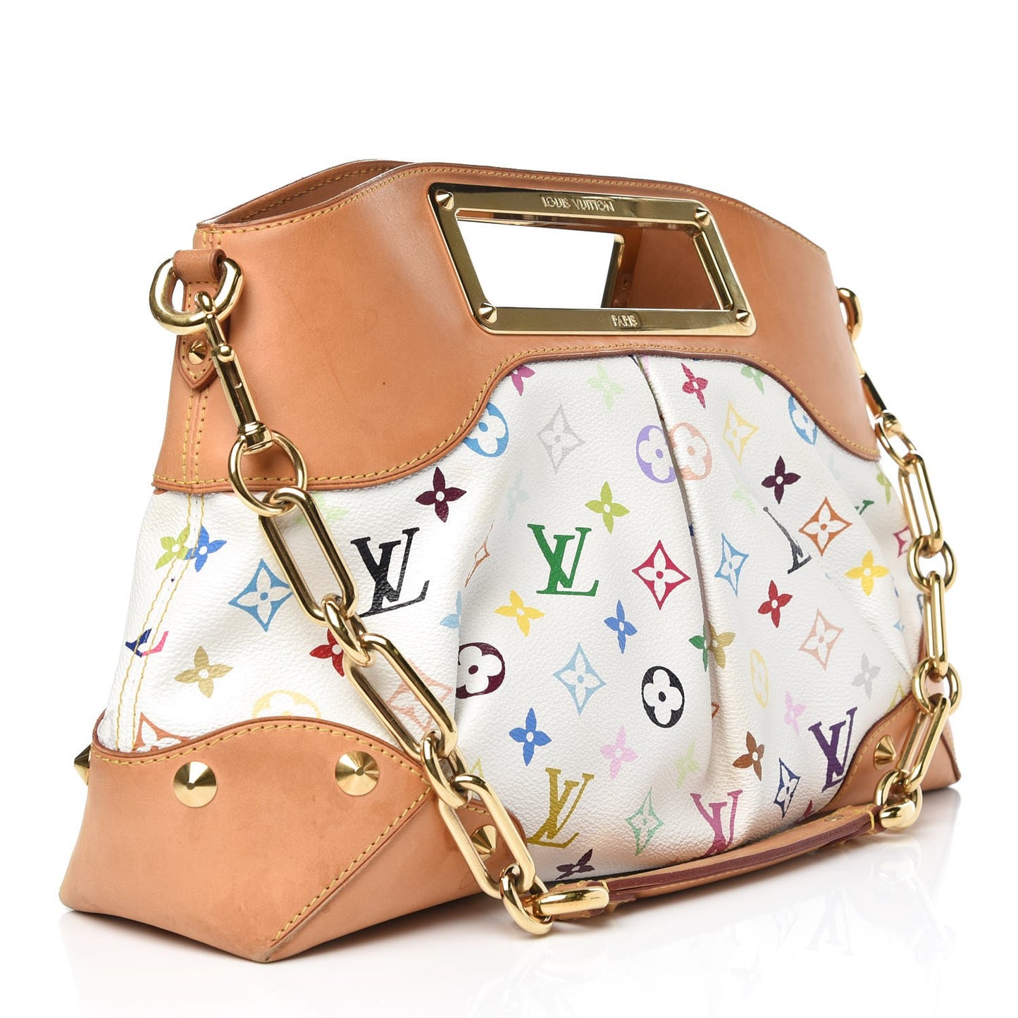 Monogram Multicolor Judy MM White