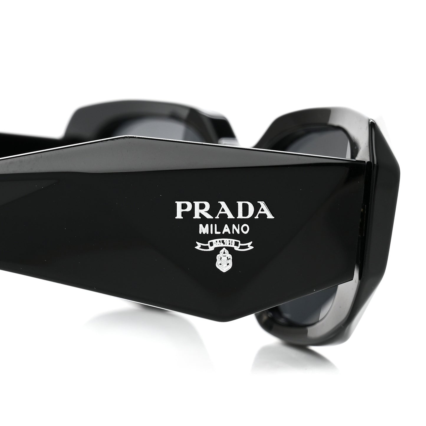 Acetate Symbole Sunglasses SPR 17W Black