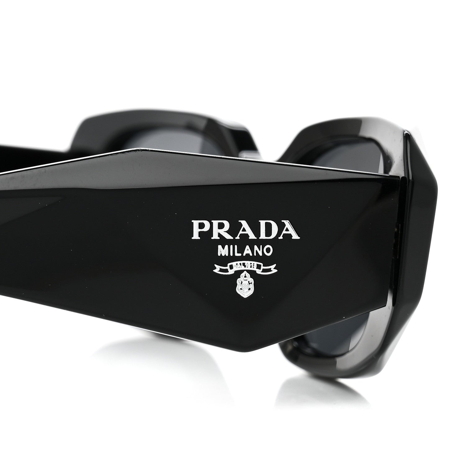 Prada Acetate Symbole Sunglasses SPR 17W Black 7 of 8