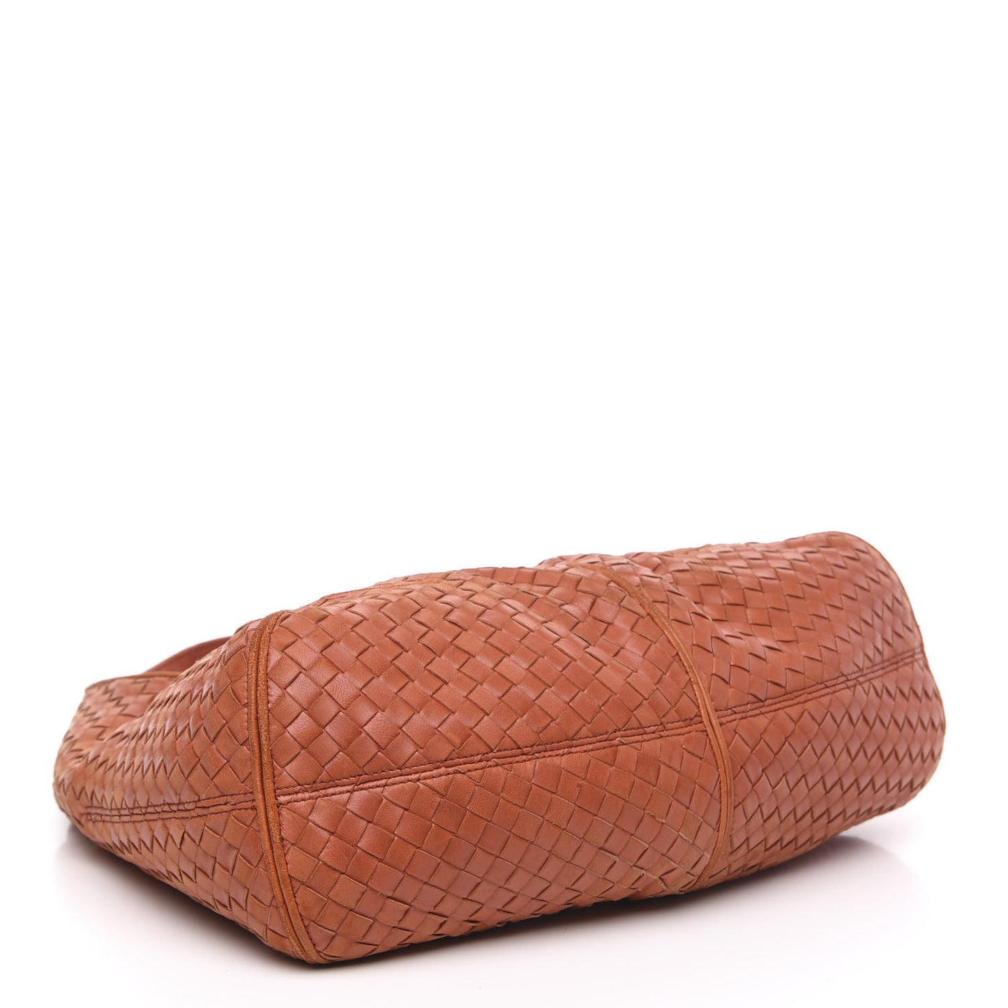 Nappa Intrecciato Ball Hobo Orange