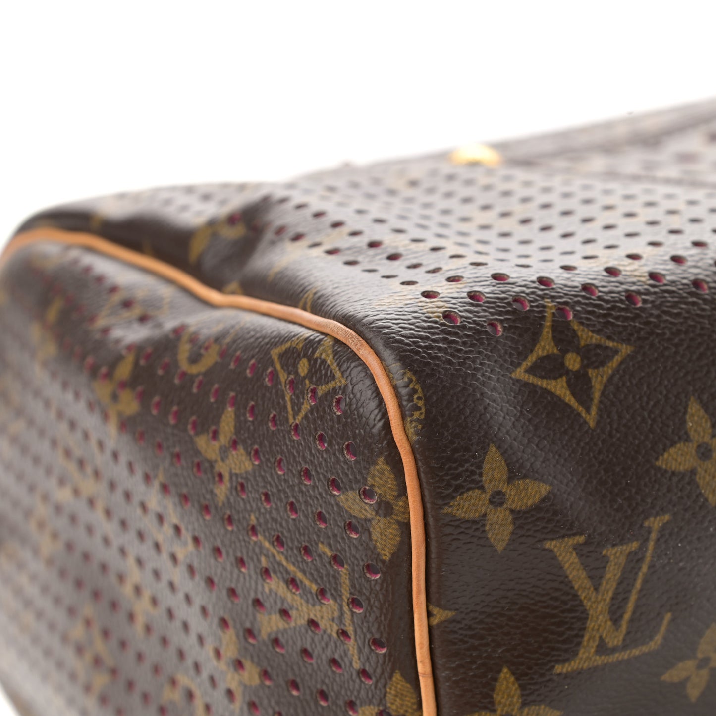 Monogram Perforated Speedy 30 Fuchsia