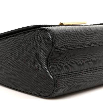 Louis Vuitton Epi Twist Braided Strap Shoulder Bag MM Black 9 of 11