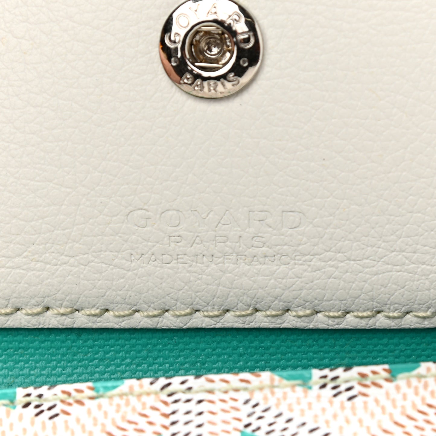 Goyardine Saint Louis Claire Voie GM White Opaline
