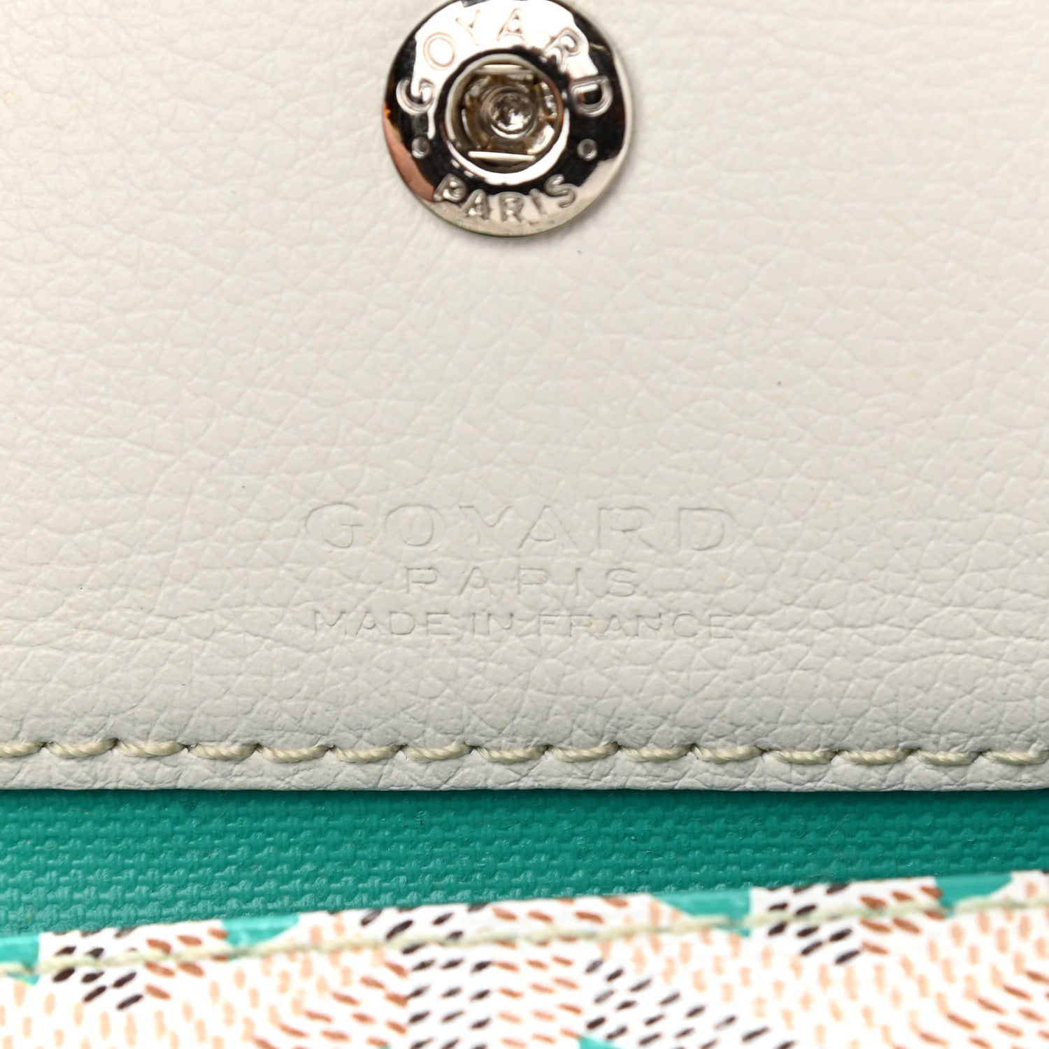 Goyard Goyardine Saint Louis Claire Voie GM White Opaline 7 of 11