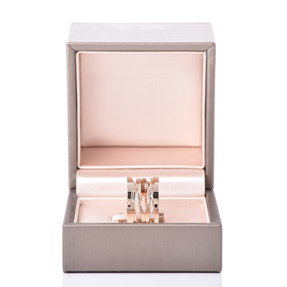 Bulgari 18K Rose Gold B.Zero1 Legend Four-Band Ring 54 6.75 8 of 8
