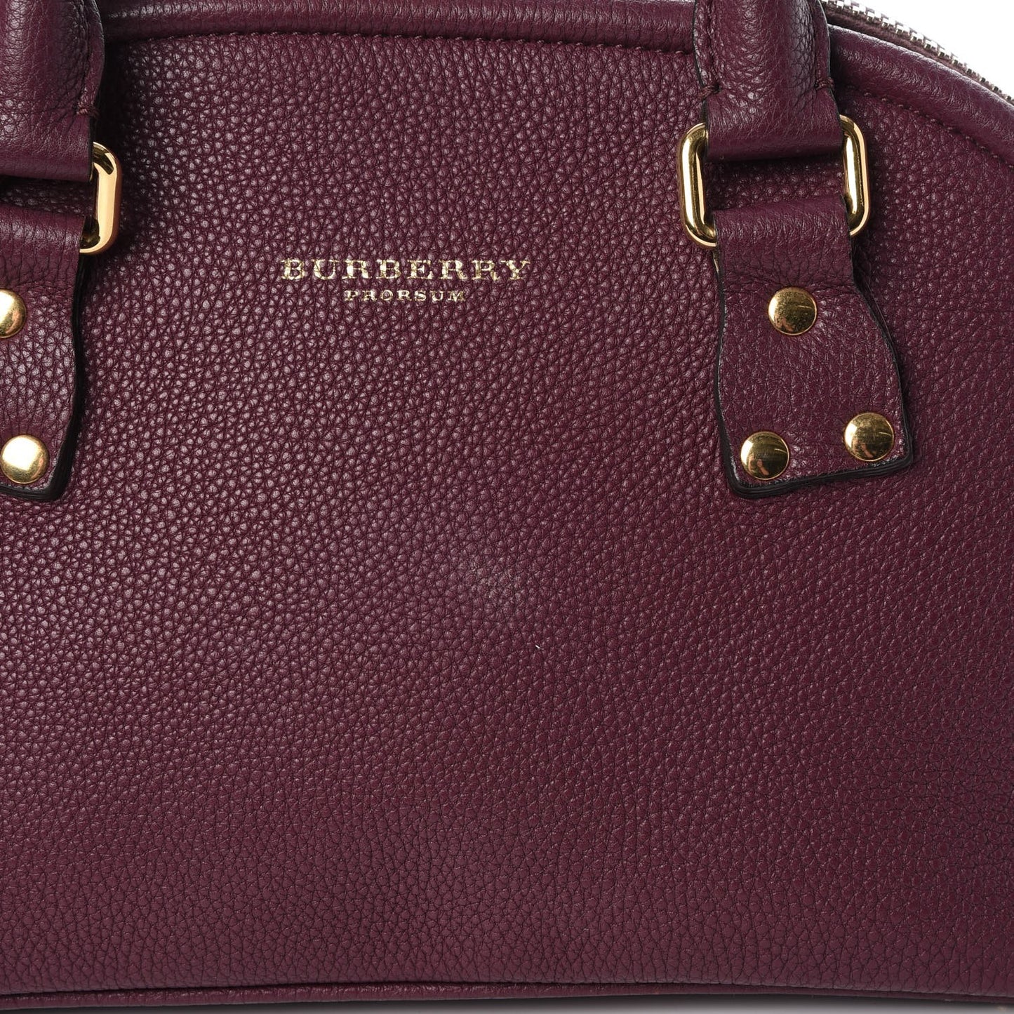 Grainy Calfskin Small Bloomsbury Elderberry