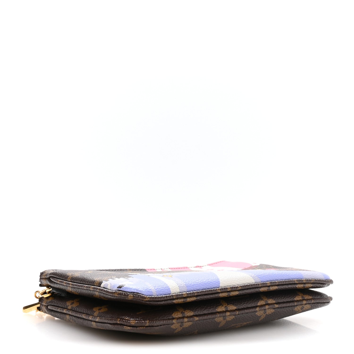 Louis Vuitton Monogram 2019 Christmas Animation Double Zip Pochette 4 of 10