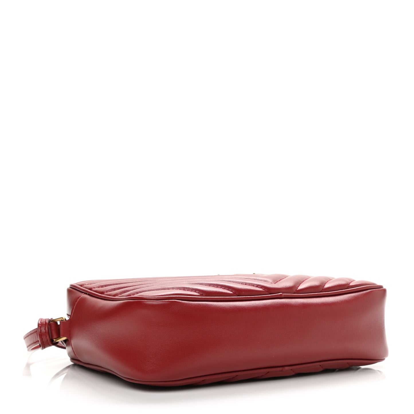 Calfskin Matelasse Monogram Lou Camera Bag Opyum Red