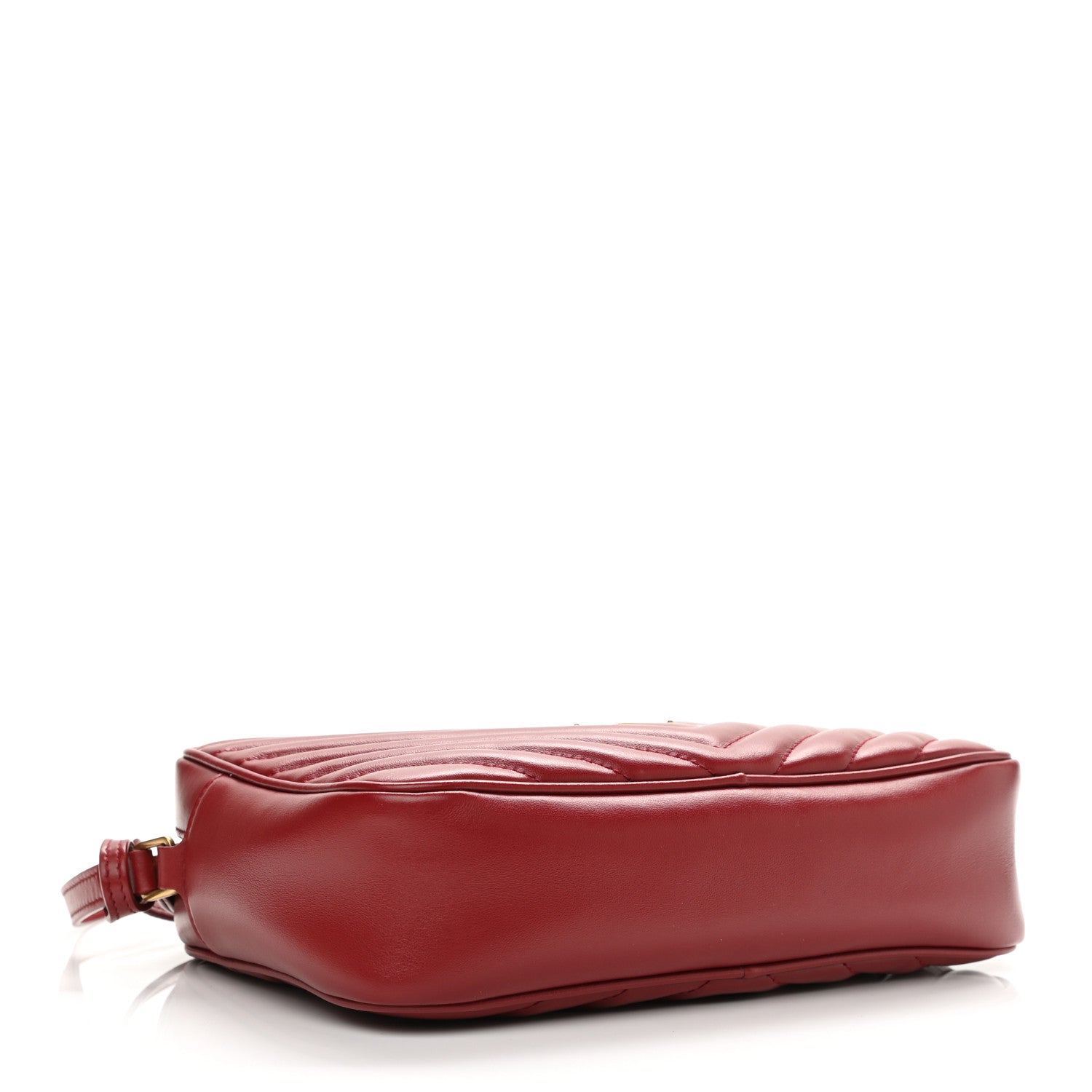 Saint Laurent Calfskin Matelasse Monogram Lou Camera Bag Opyum Red 4 of 11