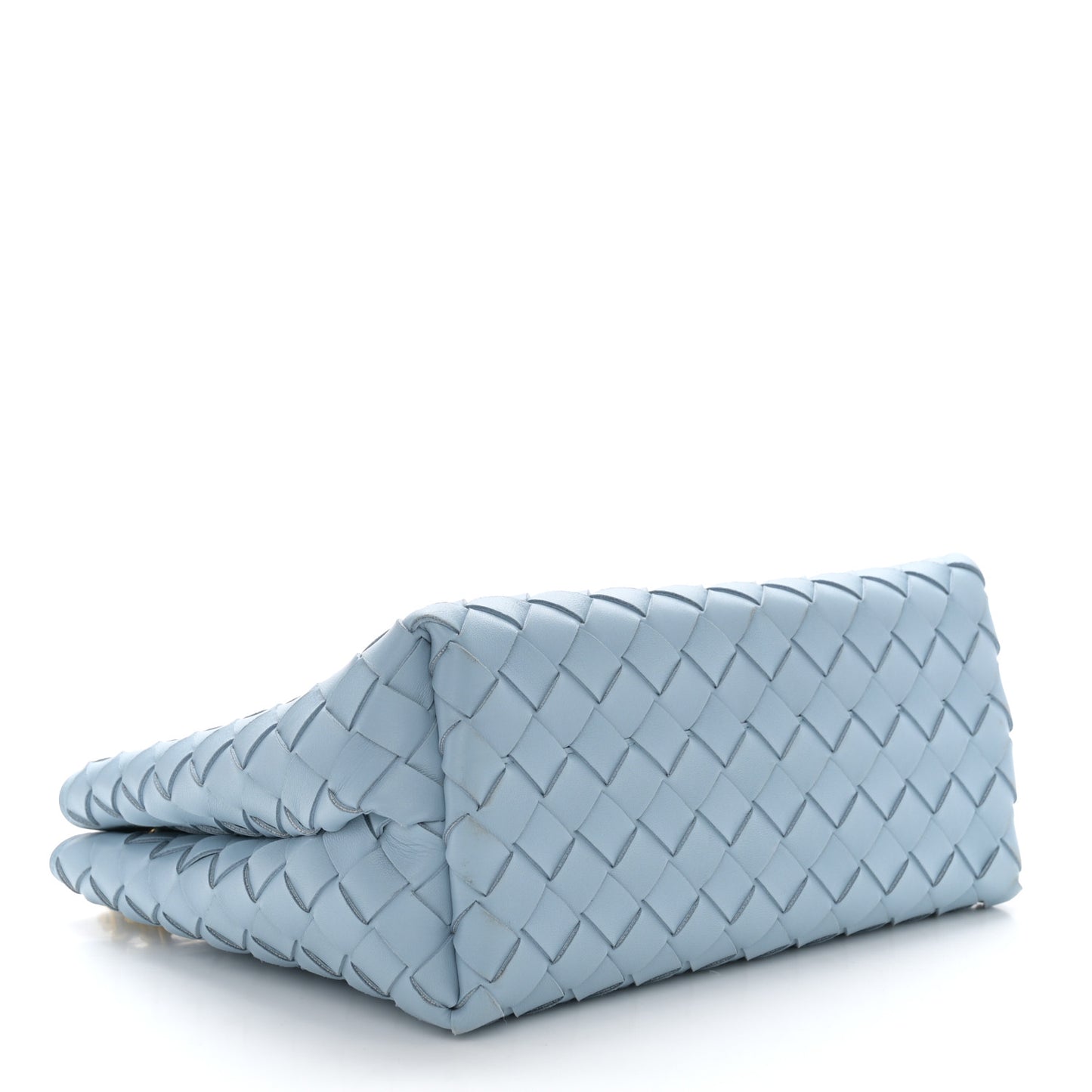 Nappa Intrecciato Small Andiamo With Chain Shoulder Bag Ice