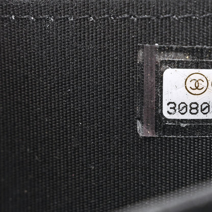 Chanel Calfskin Quilted Mini Maxi Pearls Wallet On Chain WOC Black 7 of 11