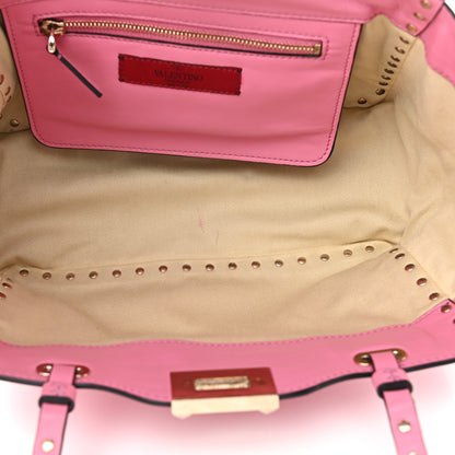 Valentino Garavani Vitello Small Rockstud Tote Ninphea 4 of 10