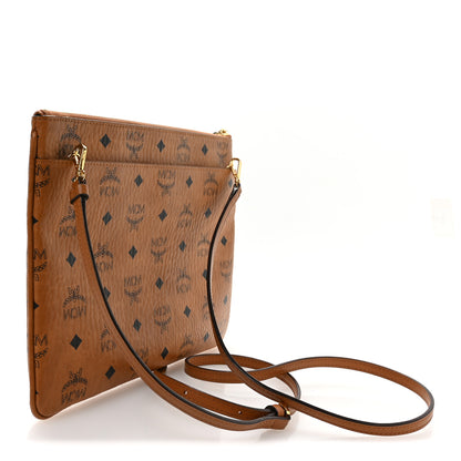 MCM Visetos Original Medium Pouch Cognac 3 of 10