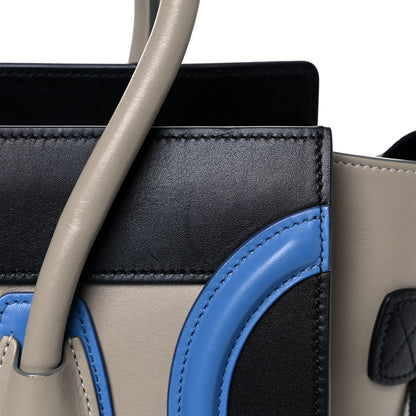 Celine Shiny Smooth Calfskin Micro Tri-Color Luggage Quartz 13 of 13