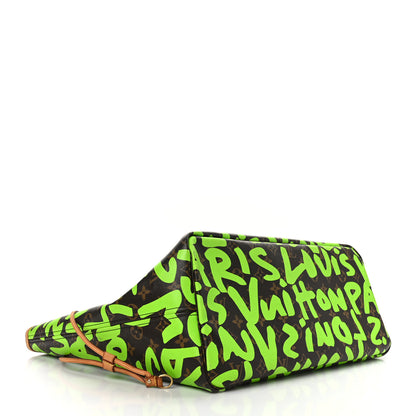 Louis Vuitton Monogram Graffiti Neverfull GM Green 4 of 8