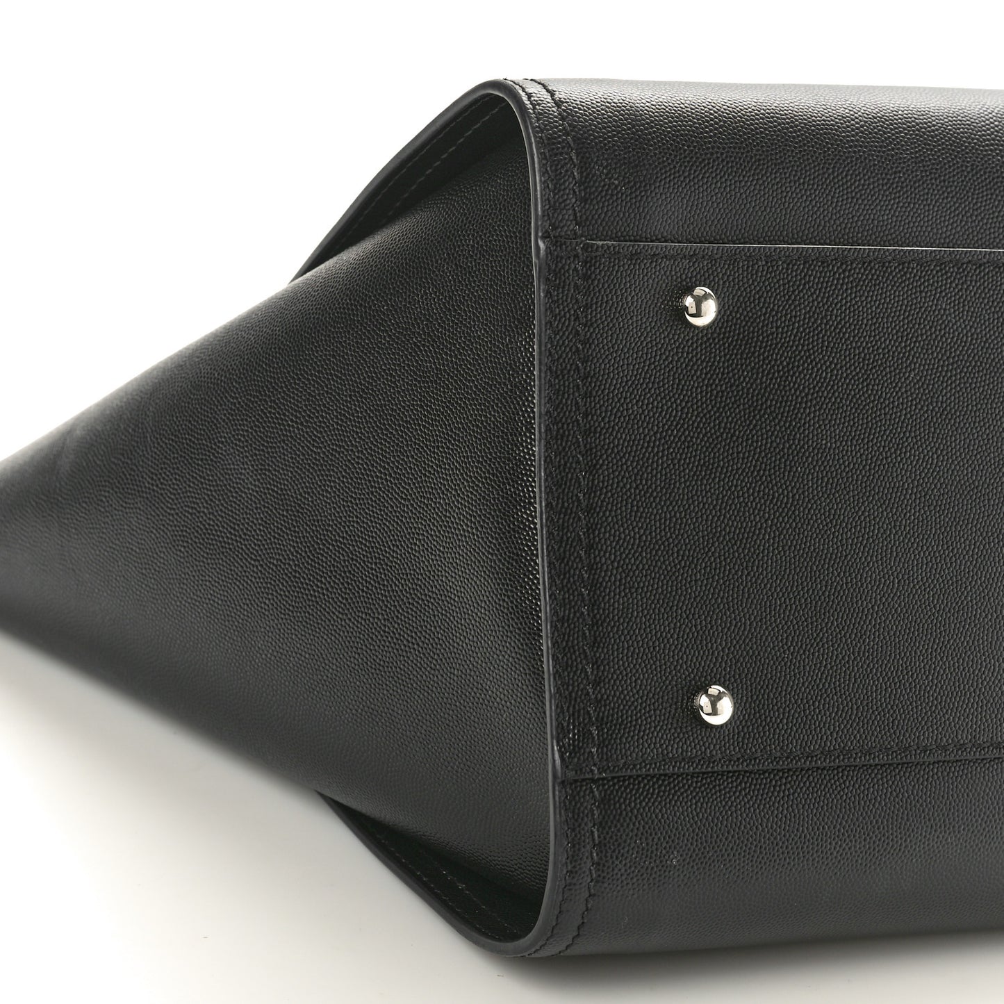 Caviar Medium Studded Deauville Tote Black