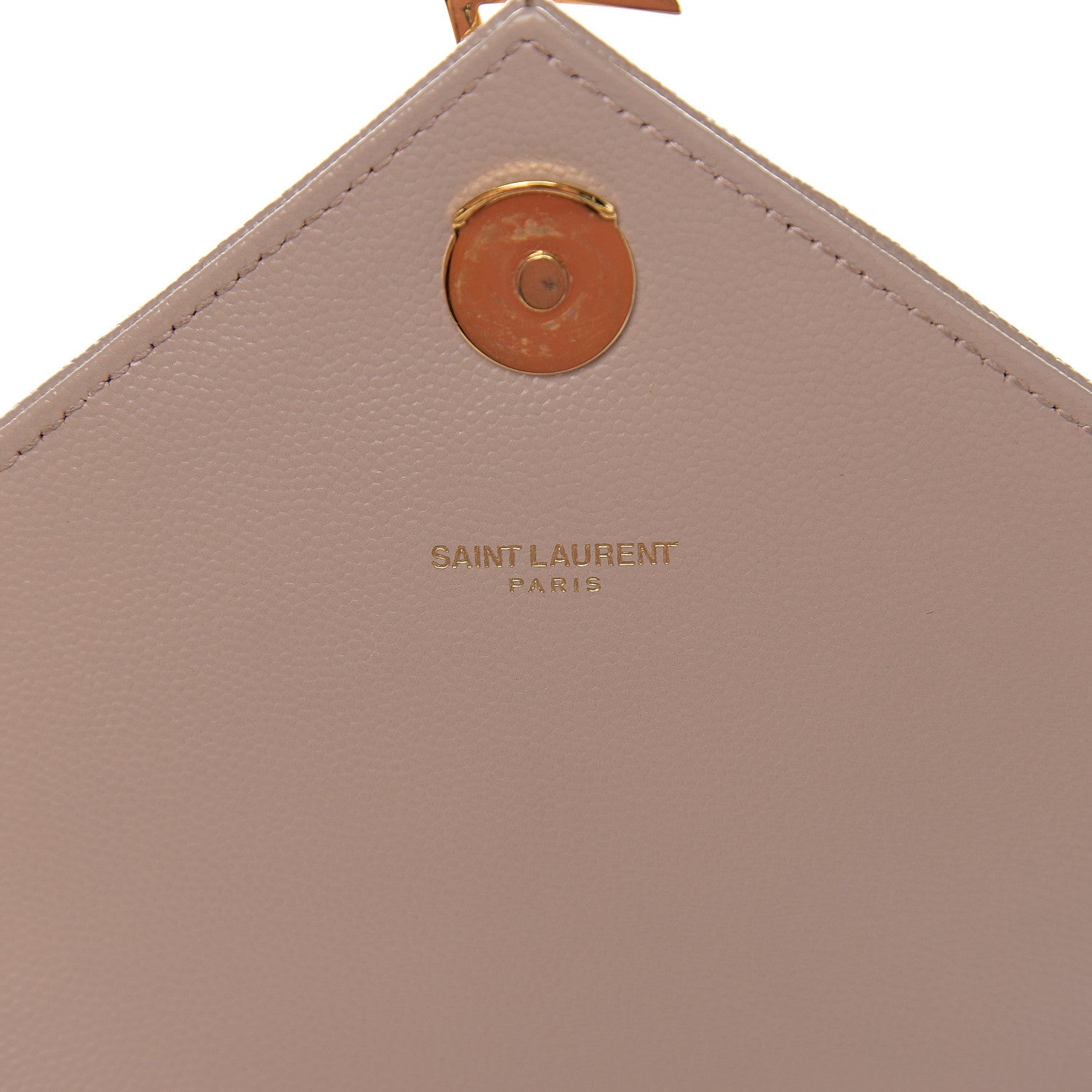Saint Laurent Grain De Poudre Matelasse Chevron Large Monogram Satchel Nude Powder 5 of 9