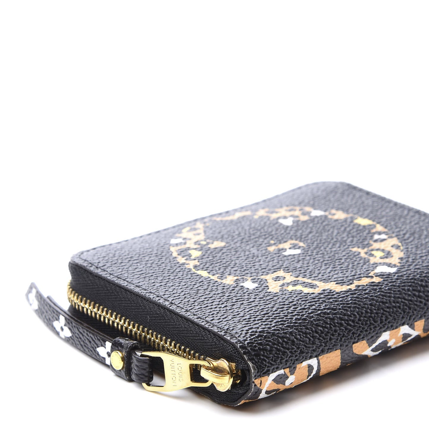 Monogram Giant Jungle Zippy Coin Purse Black