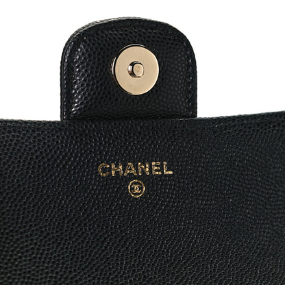 Chanel Caviar Quilted Glasses Case With Chain Black 6 of 8