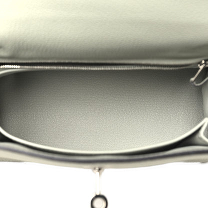 Hermes Togo Kelly Retourne 25 Gris Neve 5 of 11