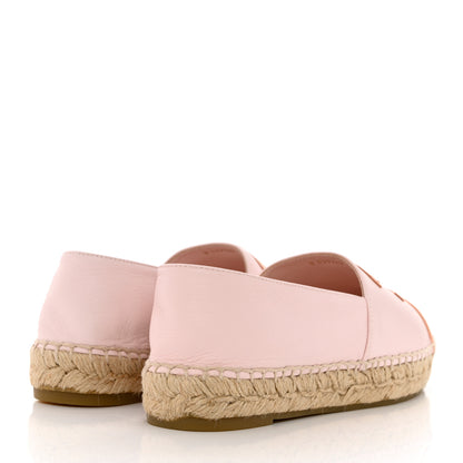 Chanel Lambskin CC Espadrilles 39 Light Pink 4 of 8