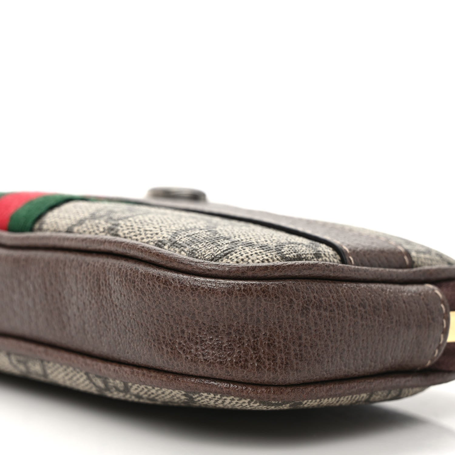 Gucci GG Supreme Monogram Ophidia Belted iPhone Case 85 34 Dark Brown 9 of 10