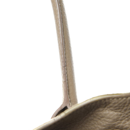 Prada Vitello Daino Tote Argilla 16 of 17
