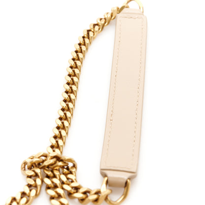 Saint Laurent Calfskin Y Quilted Monogram Small Loulou Chain Satchel Dark Beige 13 of 13