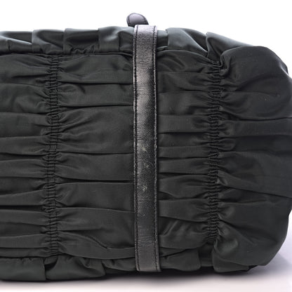 Prada Tessuto Nylon Dressy Gaufre Tote Military Green 13 of 14