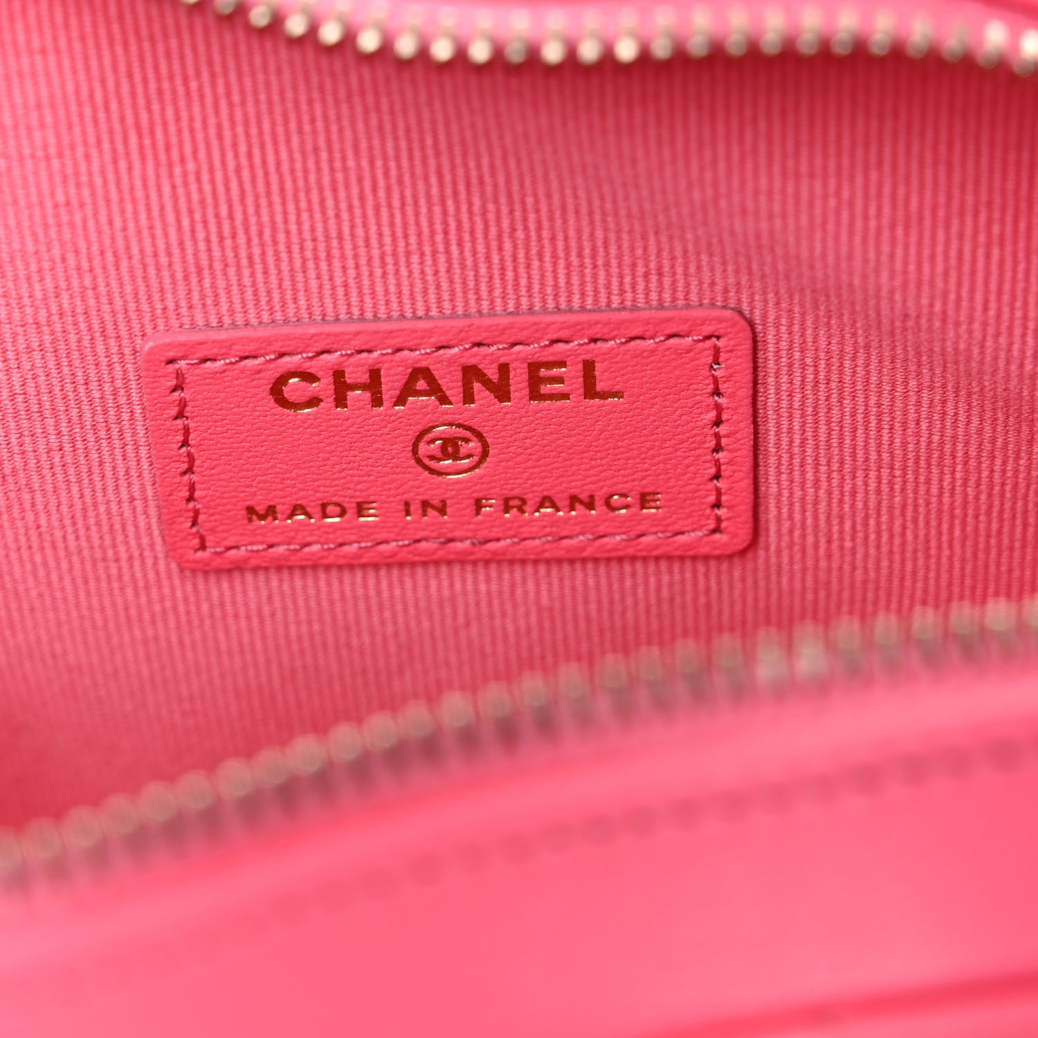 Chanel Lambskin Quilted CC In Love Heart Clutch With Chain Pink 6 of 10