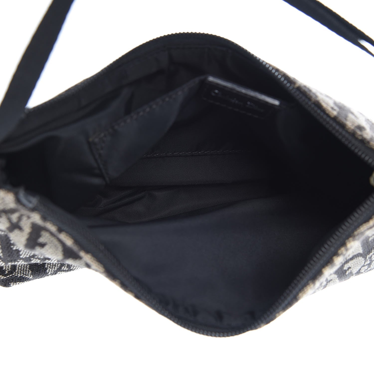 Christian Dior Monogram Shoulder Bag Pochette Black 5 of 8