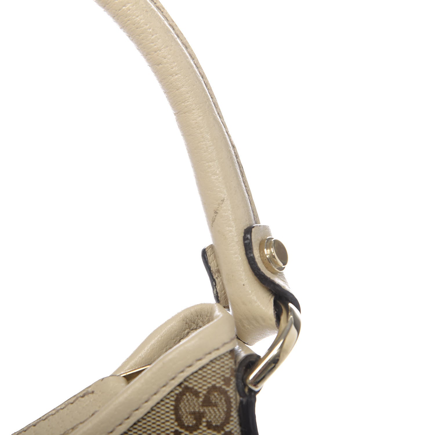 Gucci Monogram Medium Abbey D Ring Hobo Off White 11 of 15