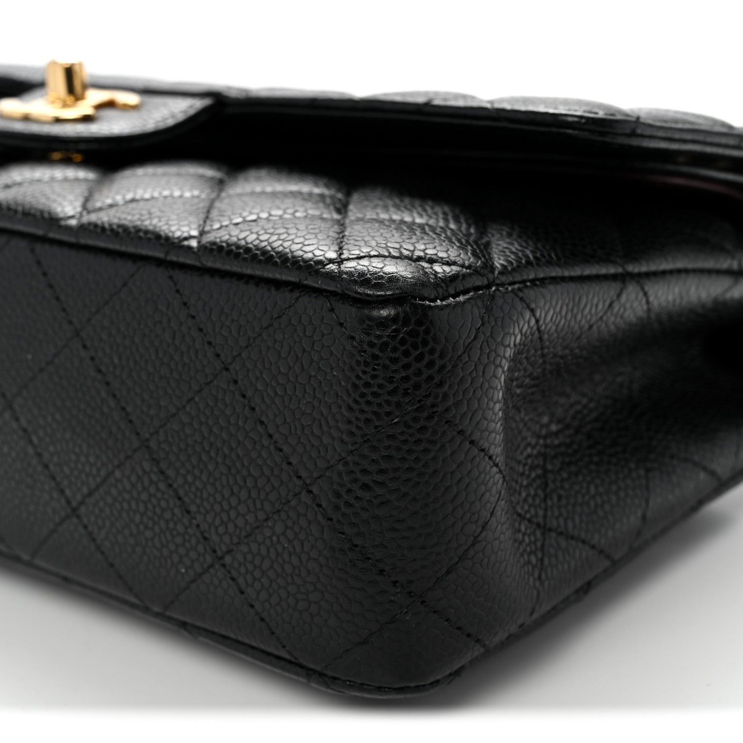 Chanel Caviar Quilted Medium Double Flap Black 10 of 10