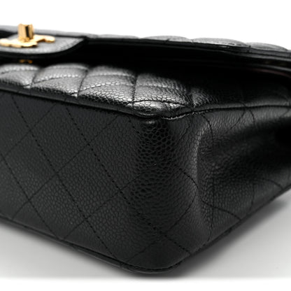 Chanel Caviar Quilted Medium Double Flap Black 10 of 10