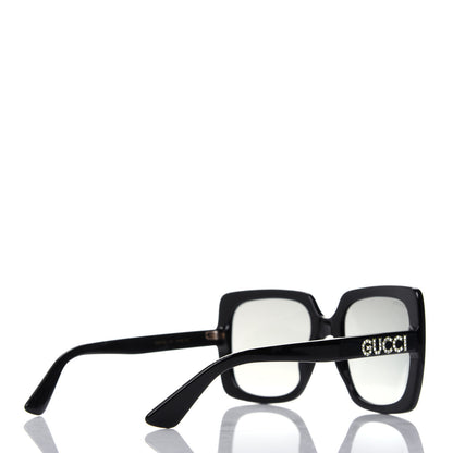 Gucci Crystal Square Frame GG Sunglasses GG0418S Black 4 of 8