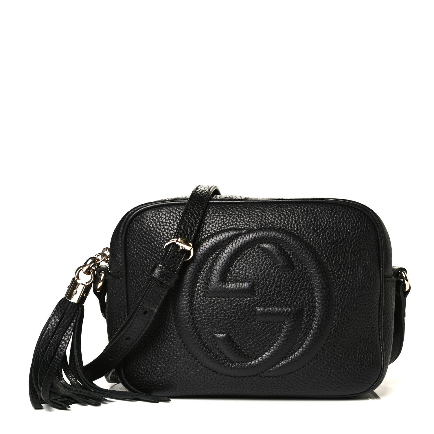 Gucci Pebbled Calfskin Small Soho Disco Bag Black 1 of 12