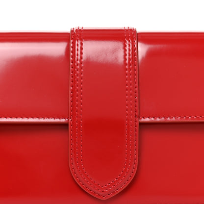 Jacquemus Glazed Calfskin Le Bambino Long Red 7 of 9