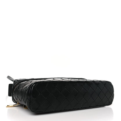 Bottega Veneta Calfskin Intrecciato Bang Bang Vanity Case Black 4 of 9