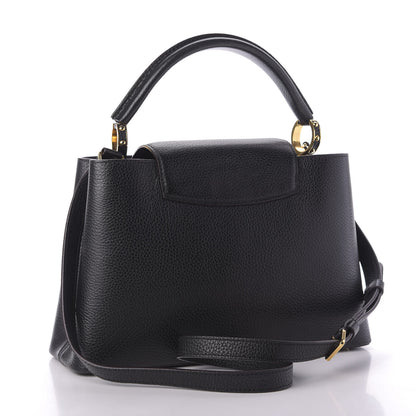 Louis Vuitton Taurillon Capucines PM Black 4 of 9
