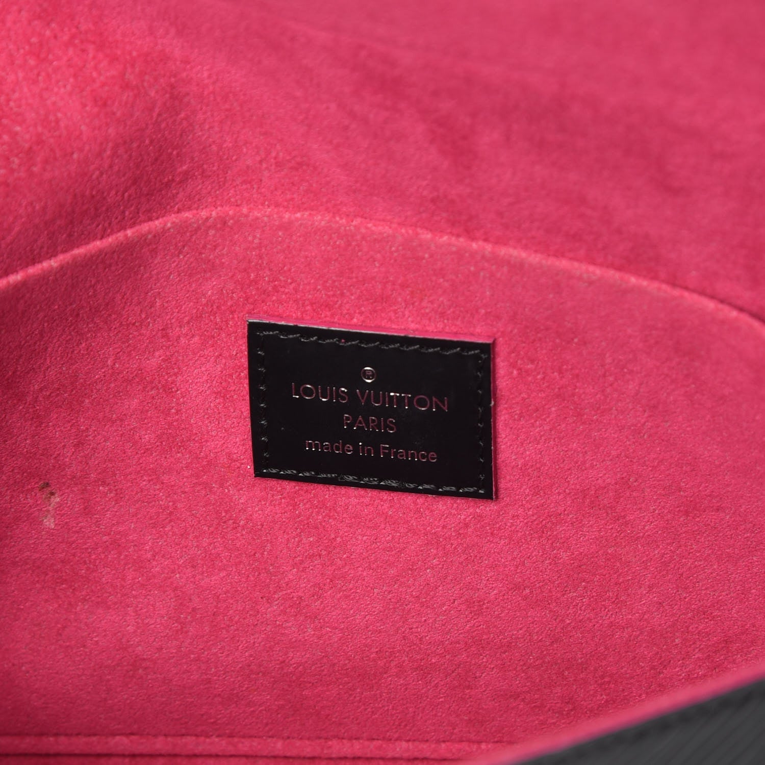 Louis Vuitton Epi Pochette Felicie Black Hot Pink 9 of 11
