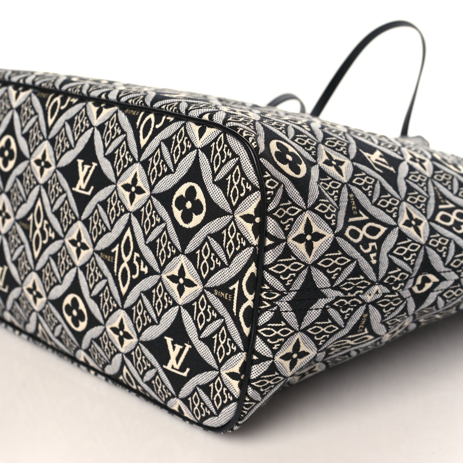 Louis Vuitton Jacquard Since 1854 Neverfull MM Grey 9 of 9
