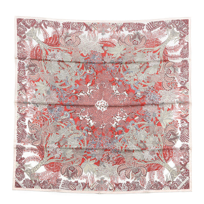 Hermes Silk Maitres De La Foret Scarf 90 Vieux Rose 1 of 3