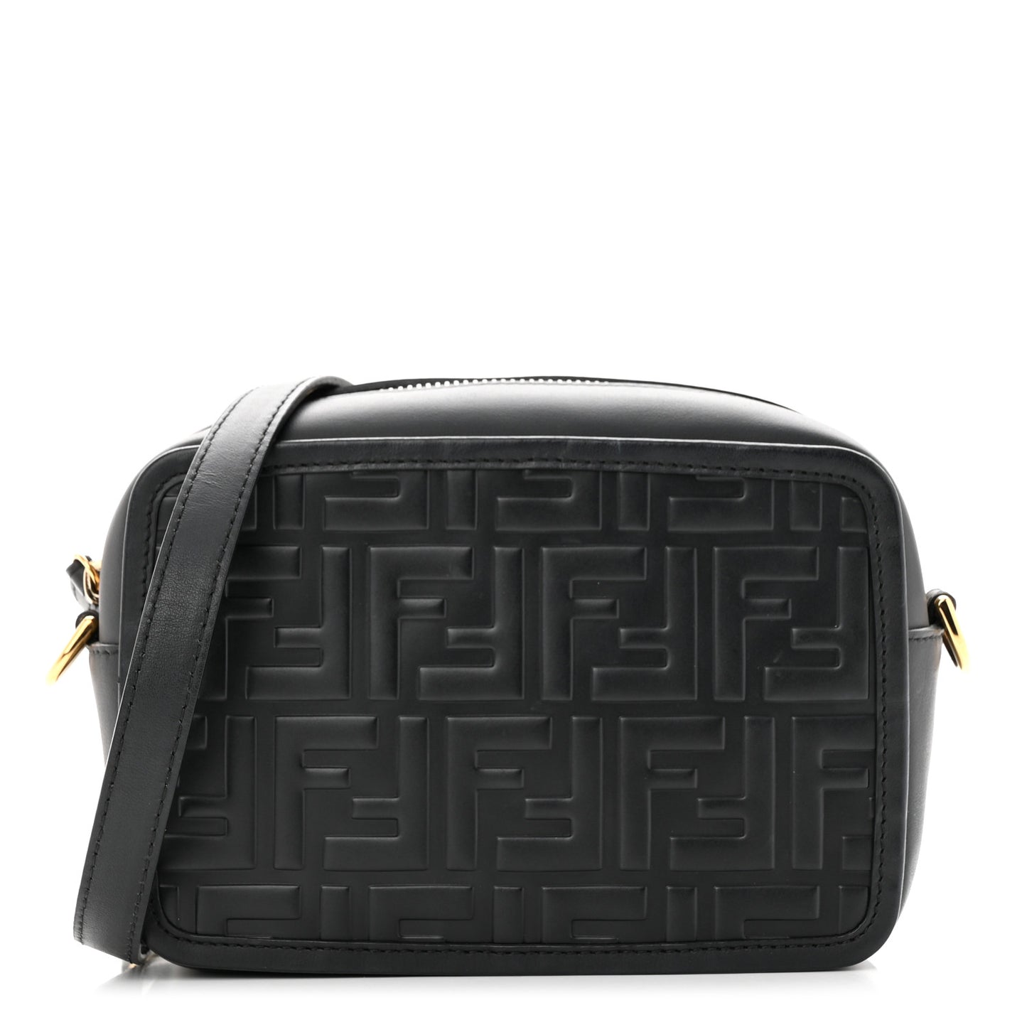 Vitello Century FF 1974 Embossed Mini Camera Case Black