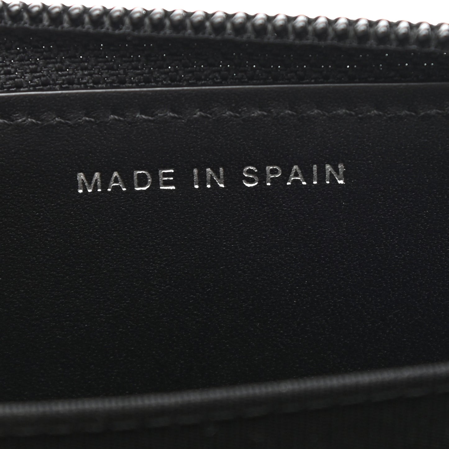 Caviar Patent Timeless Zip Around Wallet Black