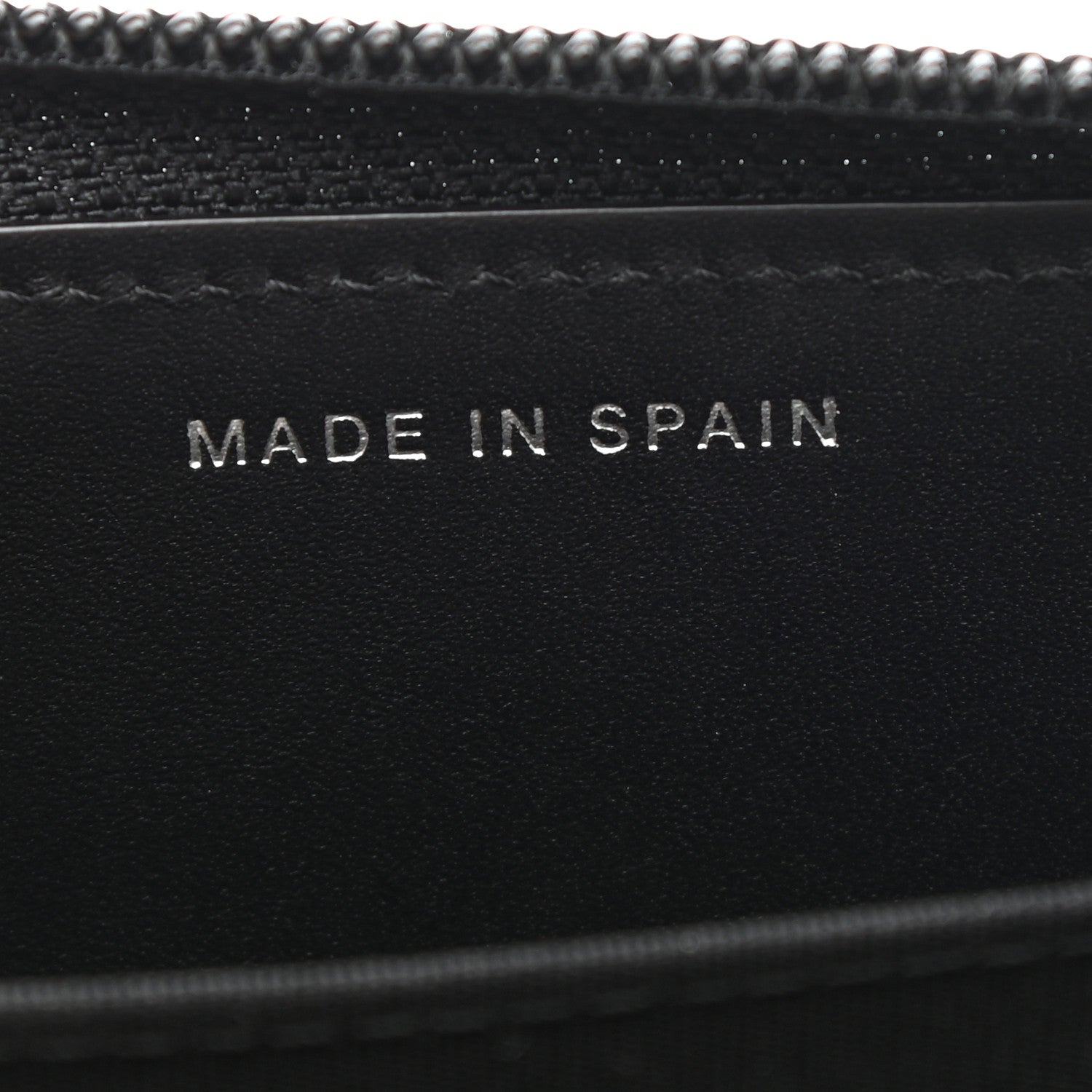 Chanel Caviar Patent Timeless Zip Around Wallet Black 7 of 8
