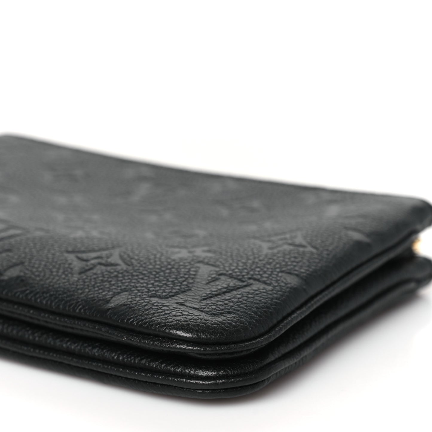 Empreinte Double Zip Pochette Black